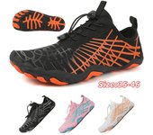 Zapatos de agua para hombres y mujeres, zapatos acuáticos de playa, sandalias de natación, drenaje, zapatos deportivos para vadear, navegación de secado rápido, pies descalzos, yoga, gimnasio, pesca, surf, zapatillas de deporte 35 negro
