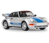 Porsche 964 Transformers 7- Phantom, escala 1/24, juguete de metal fundido a presión, modelo de coche, simulación, sonido, luz, retroceso, regalo para niños. plata