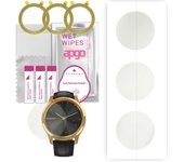 3x apgo Hydrogel Matte Screen Protector for Garmin Vivomove Luxe, Hydrogel Film, Flexible, Soft TPU with positioning layer easy installation