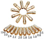 10 piezas de portabrocas para amoladora eléctrica, portabrocas, miniamoladora, portabrocas de cobre