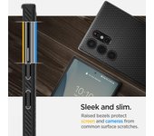 Etui Spigen Liquid Air Na Samsung Galaxy S22 Ultra - Czarny Mat
