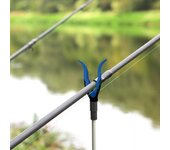 Soporte para caña de pescar de carpa, antideslizante, TPR, cabezal en V, portátil, ligero, rosca 45359