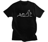 Camiseta de La Linea, camisetas de moda Unisex, Camiseta de algodón, camisetas de Hip Hop para niños, Camiseta divertida de Anime para bicicleta, camisetas para mujer, Camiseta para niño 2XL