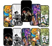 Funda para teléfono Anime JoJo's Bizarre Adventure para iPhone 15, 14, Xiaomi Redmi Note 13, 12, 11, 10, 9 Pro Max, X, XR, Samsung Galaxy S24, S23, 13C, Huawei OPPO for Samsung Galaxy A55 5G aero
