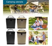 Bolsa para tanque de gas para linterna de camping, tela Oxford 600D, bolsa de almacenamiento para camping, anticolisión, con asa para acampar al aire libre, cocinar y hacer senderismo CHINA