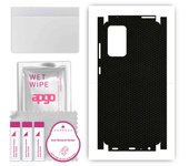 apgo Protective Skin Sticker for the back+sides compatible with Samsung Galaxy A72 5G, Full Wrap Film, Foil, Vinyl - Pattern Matrix