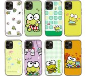 Funda suave H-34 Frog Keroppi negra para iPhone 16, 15 Plus, 14, 13 Mini, 12, 11 Pro, 8, 6, 6S, SE, 5, XR, XS Max, Realme C30, C33, C32, 9I, VIVO V29, V27, V23 y Y36 iPhone 13 Mini ciervo