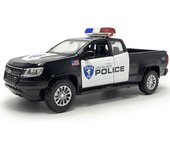 Coche de policía Chevrolet ZR2 1/32, camioneta, juguetes para niños, modelo de coche fundido a presión, coches de juguete, regalo 1/32-Size:17.5*7*6.5cm negro