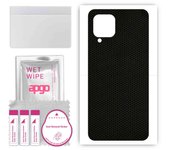apgo Protective Skin Sticker for the back compatible with Samsung Galaxy M22, Wrap Film, Foil, Vinyl - Pattern Matrix