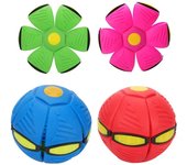 Juguetes divertidos al aire libre para niños y niñas, platillo volador, bola mágica de deformación, OVNI sin luz LED, juguetes voladores, regalo de descompresión