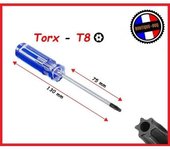 Tournevis Torx T8 Réparation Pour Console Manette Microsoft Xbox 360 - PS4 PS3 Slim