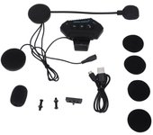 Auriculares Bluetooth para casco de motocicleta, intercomunicador Bluetooth con respuesta automática, manos libres