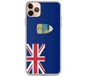 Coque Télephone Drapeau Sainte-Hélène, Ascension et Tristan da Cunha - iPhone 11 Pro Max