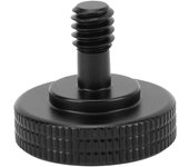 Adaptador de montaje con tornillo de mariposa de 14 pulgadas y soporte en L para cámara de liberación rápida con rosca de 14 pulgadas