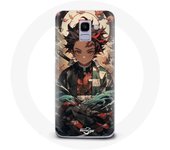 Coque pour Samsung Galaxy A8 2018 Demon Slayer Tanjiro Anime Manga - Maniacase
