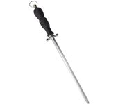Afilador de cuchillos de 10 pulgadas, afilador profesional de cuchillas, afilador de cuchillos para uso doméstico y comercial, color negro