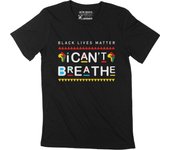 Camiseta ULTRABASIC para hombre, camiseta I Can't Breath, camiseta Black Lives Matter, ropa Vintage XS negro