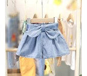 Pantalones cortos para niños Pantalones cortos de mezclilla finos de verano para niñas Pantalones calientes 100