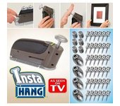 Pistola clavadora de pared - Insta Hang - Kit de 47 accesorios - Adecuado para paneles de yeso y paredes de madera