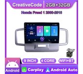 Radio de coche Android de 10 pulgadas Carplay para Honda Freed 1 2008-2016 Reproductor de vídeo multimedia para coche Navegación GPS WIFI 2 + 32 GB 1+16GB