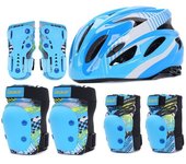 Conjunto de equipo de protección infantil rígido para patinaje sobre ruedas, casco protector, coderas y rodilleras para niños y niñas. 4-13 years old