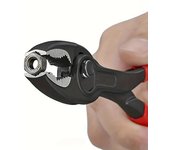 Alicates de anillo de presión de 8 pulgadas, de acero inoxidable, multifunción, de ajuste rápido, para reparación del hogar, herramienta manual de gran apertura para tuberías y cables