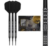 Dardos de punta blanda Target Japan BLACK MARQUE HERACLES 2BA, dardos de punta blanda Daniel Chen, modelo Tungsten 2BA, plumas con forma de 18G y chip de píxel negro 2BA. negro