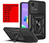 Funda para Motorola Moto G72 Edge Plus 2022 S30 X30 30 Ultra Neo Fusion Pro 20 Lite G13 G23 E13 G53 G73 G 5G 2023 E22 E22i For MOTO G72 4G negro