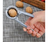 Multifunción Crack almendra nuez Pecan avellana avellana tuerca cocina Cascanueces cáscara Clip herramienta pinzas de sujeción Cracker plata