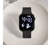 Reloj Digital LED, elegante, cuadrado, a prueba de golpes, diseño deportivo, personalidad deportiva para estudiantes, reloj Digital preciso blanco