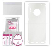 apgo Protective Skin Sticker for the back+sides compatible with Huawei Mate 30 Pro, Full Wrap Film, Foil, Vinyl - Pattern Matte Transparent