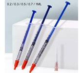 Herramienta de reparación adhesiva eléctrica de pegamento de alambre de pasta de pintura conductora de plata de micras 0.2ML