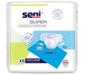 Pañales Seni Super Adult XS, paquete de 10