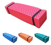 Estera de espuma ultraligera para acampar al aire libre, fácil plegado, tienda de playa, almohadilla para dormir, colchón impermeable 190 * Red