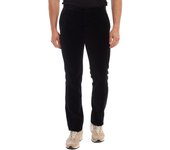 Pantalón de vestir en terciopelo 01P630 para Hombre 46-EU negro