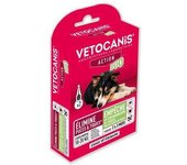 Pipeta de doble acción - VETOCANIS - Solución 134 mg/40 mg para perros medianos