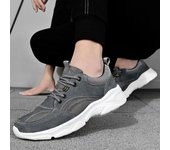 Zapatos De Hombre, zapatos informales De cuero De moda para Hombre, Zapatillas ligeras transpirables, calzado Masculino, Tenis Masculino 2024, Zapatillas De Hombre 38 gris