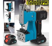 Máquina de coser eléctrica inalámbrica portátil 88VF, embalaje automático, industria textil, máquina de sellado de bolsas tejidas 1*Battery