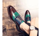 Zapatos casuales para hombre, zapatos brogue de cuero retro con aumento de altura para hombre, oferta de calzado legítima a bajo precio, diseñador, venta de verano. 38