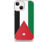 Funda iPhone - Multicolor - Drapeau Jordanie - Souple - TPU - Compatible iPhone 13 mini