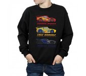 Sudadera de algodón con perfil Racer de Cars para niño 5-6 Years negro