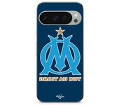 Coque de téléphone - MANIACASE - Google Pixel 9 Pro XL - Souple - Noir - Logo OM Olympique de Marseille