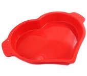 Les Trésors De Lily [P8918] - Molde de silicona 'Love' rojo - 25x23 cm rojo