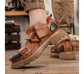 Zapatos casuales de marca de lujo para hombres, nuevos zapatos oxford de vestir de negocios de primera calidad, zapatillas formales italianas de cuero genuino, botas de trabajo para hombres 37