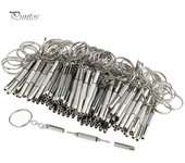 Puntos 100Pcs Multifunción 3 en 1 Anteojos Destornilladores Herramientas de Reparación con Llavero one size