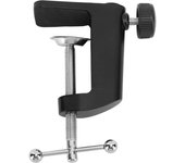 Abrazadera de escritorio en C de aluminio negro de 2,4 pulgadas y 61 mm para lámpara de mesa.