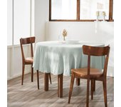 Nappe de table  Gaïa  rode 180 cm  Gaze de Coton  - Gaïa Eucalyptus