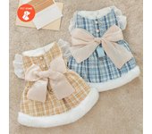 Ropa cálida para mascotas, abrigo con estampado bonito, camisa para perros y gatos pequeños y medianos, chaqueta, traje de invierno para Bulldog Francés y Chihuahua XS