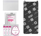 apgo Cristal protector híbrido MATE compatible con LG Q Stylo 4, nano vidrio flexible, excelente reemplazo para vidrio templado, resistente a rayones, vidrio completo