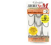 Gamakatsu 68450 Anzuelo triple SP M Nano Coat talla 2 (4783)